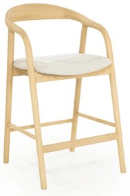 Eleonora Rayven Kookeiland Counterkruk Hout Wabi Sabi Stijl Naturel