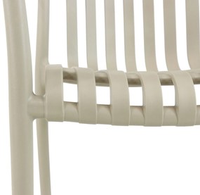 Tuinset 4 personen 160 cm Kunststof Taupe Domani Furniture Vento/Weston