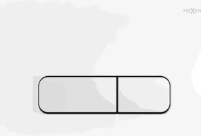 Mexen Fenix 02 spoelknop, mat wit - 600220