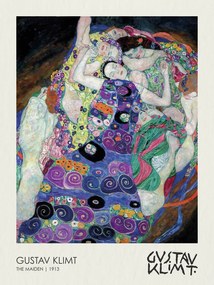 Kunstreproductie The Maiden (1913), Gustav Klimt