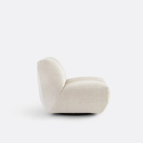 Draaibare fauteuil, vintage ribfluweel, Nuria