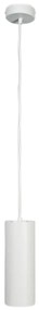 Design hanglamp wit rond GU10 50mm - Tubo Design, Modern GU10 Binnenverlichting Lamp