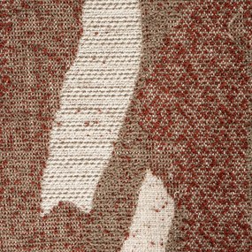 Halbank Grafische Print Rood