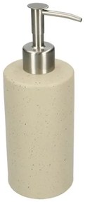 Zeeppompje, beige spikkel, keramiek en rvs