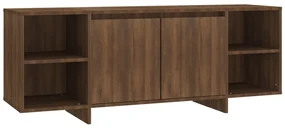 vidaXL Tv-meubel 130x35x50 cm spaanplaat bruineikenkleurig