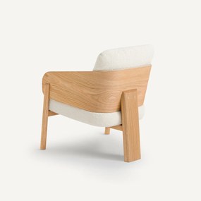 Fauteuil eik/bouclette Marais, design E Gallina