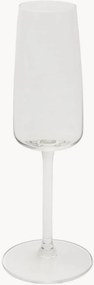 Mondgeblazen champagneglazen Barolo, 6-delig