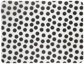 HEMA Placemat 32x42 Kunststof Stippen (zwart)