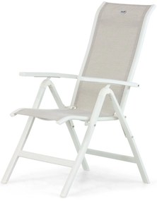 Hartman Alice Comfort Standenstoel Aluminium/textileen Wit