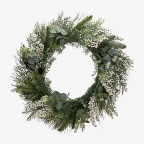 Kerstdecoratiekrans Ø60 Cm Danuy Green Grass - Sklum