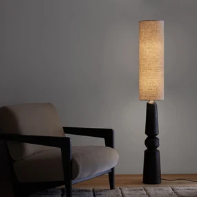 Vloerlamp in mango en Lina, Totemy