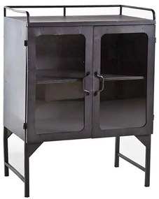 By-Boo Ventana Kleine Stalen Kast Met Glazen Deuren - 62x41x83.5cm.