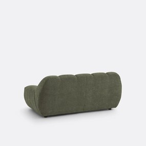 2-zitsbank, chenille fluweel met reliëf, Nuria