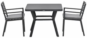 Garden Impressions Amarillo bistro tuinset 3-delig - Mina tuintafel 90x90 cm