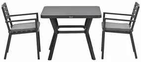 Garden Impressions Amarillo bistro tuinset 3-delig - Mina tuintafel 90x90 cm