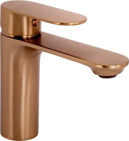 Wastafelkraan Rea Drop Brush Copper low