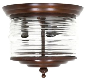 Plafondlamp Seabury Antiek Koper