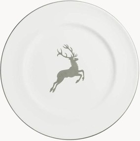 Handgemaakt dinerbord Grauer Hirsch