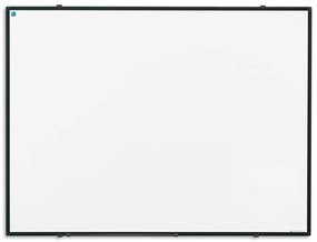 Whiteboard emaille - Softline profiel zwart - 100x200 cm