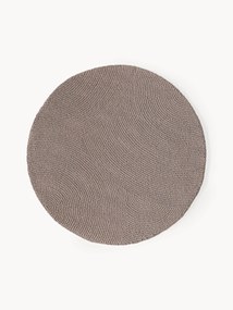 Rond wollen vloerkleed Eleni, handgetuft
