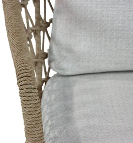 Tuinset 8 personen 300 cm Aluminium/wicker Taupe Coco Bali/Brighton