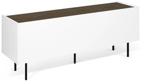 TemaHome Radio Wit Tv-meubel Met Walnoot Blad - 160x43x60cm.