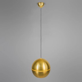 Eettafel / Eetkamer Retro hanglamp goud 40 cm - Slice Art Deco, Design, Modern, Retro E27 bol / globe / rond rond Binnenverlichting Lamp
