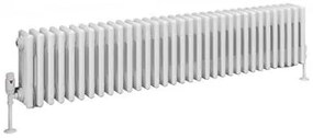 Eastbrook Rivassa 4 koloms radiator 150x30cm staal 1796W wit glans