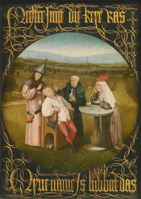 Hieronymus Bosch - Kunstreproductie The Cure of Folly, c.1494, (26.7 x 40 cm)