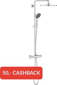 Grohe QuickFix Vitalio Joy 310 regendoucheset met 4 straalsoorten Ø31cm chroom