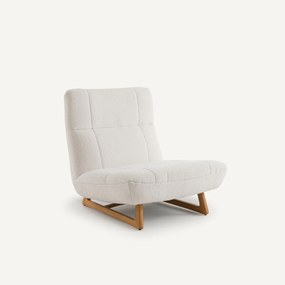 Fauteuil tricot in sherpa, Lafar