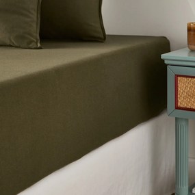 Hoeslaken, katoen flanel, omslag 30 cm, Clara