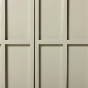 HKliving Cupboard Lage Wandkast Retro Design Pebble Grey - 80x40x89cm.