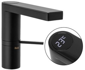 Wastafelkraan Rea Amar LCD Black Low