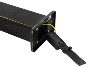 Industriële staande buitenlamp antiek goud 80 cm IP44 - Baleno