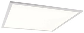 LED paneel wit incl. LED en dimmer met afstandsbediening - Liv Modern vierkant Binnenverlichting Lamp