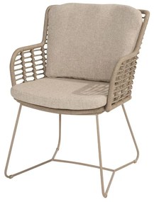 4 Seasons Outdoor Fabrice dining chair latte  Tuinstoel    beige weerbestendig