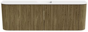 Mondiaz Joya 125cm toiletmeubel ronding links/rechts dusk met wastafel faye midden 1 kraangat talc