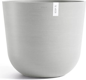 Ecopots bloempot Oslo 65 - Rond - White Grey - Diameter 65 x H56,6 cm