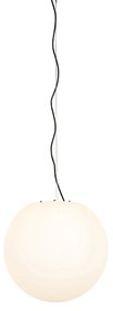 Moderne buiten hanglamp wit 45 cm IP65 - Nura Modern E27 IP65 Buitenverlichting bol / globe / rond