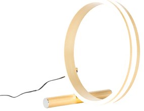 Design tafellamp messing incl. LED 3-staps dimbaar - Navara