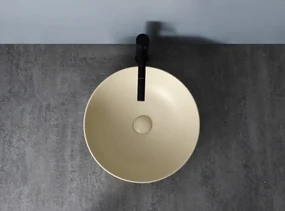 Saniclear Pura waskom 42cm wastafel licht ivoor