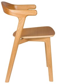 Zuiver Northwood Natural Eiken Eetkamerstoel Minimalistisch
