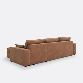 Hoekbank-bed, polyester, mousse Cécilia