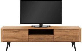 Goossens Tv Dressoir Bjarte, 2 deuren 1 lade 1 open vak 42 cm diep 180 cm breed