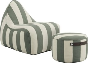 Sackit Stoel & Pouf Outdoor - Renesse Olive