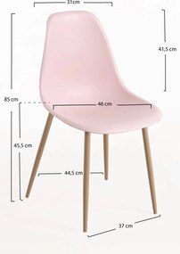 Set 4 Mykle Stoelen