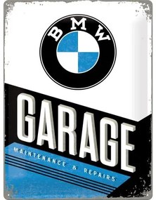 Metalen bord BMW - Garage, ( x  cm)