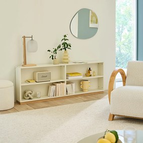 Boekenkast, voor tegen de rugleuning van een bank of wandtafel, SULTAU