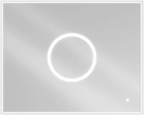 Mexen Koga badkamer spiegel verlicht 100 x 80 cm, LED 6000K, anti-condens - 9821-100-080-611-00